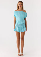 Lowey Mini Dress - Pale Blue