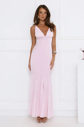 Flirty Petal Pop Maxi Dress Pink