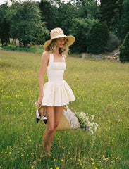 Faille Mini Dress