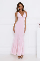 Flirty Petal Pop Maxi Dress Pink