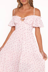 Lachay Maxi Dress - Pink Floral
