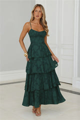 Thriving Now Maxi Dress Green