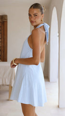 Maja Mini Dress - Blue