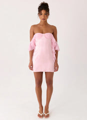 Bex Strapless Mini Dress - Pink