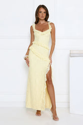 Golden Dusk Lace Maxi Dress Butter