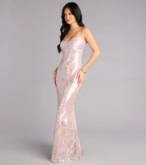 Murielle Sequin Mermaid Formal Dress