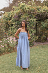 Josie Maxi Dress - Cornflower Blue