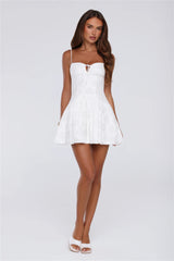 Love In Lights Mini Dress White