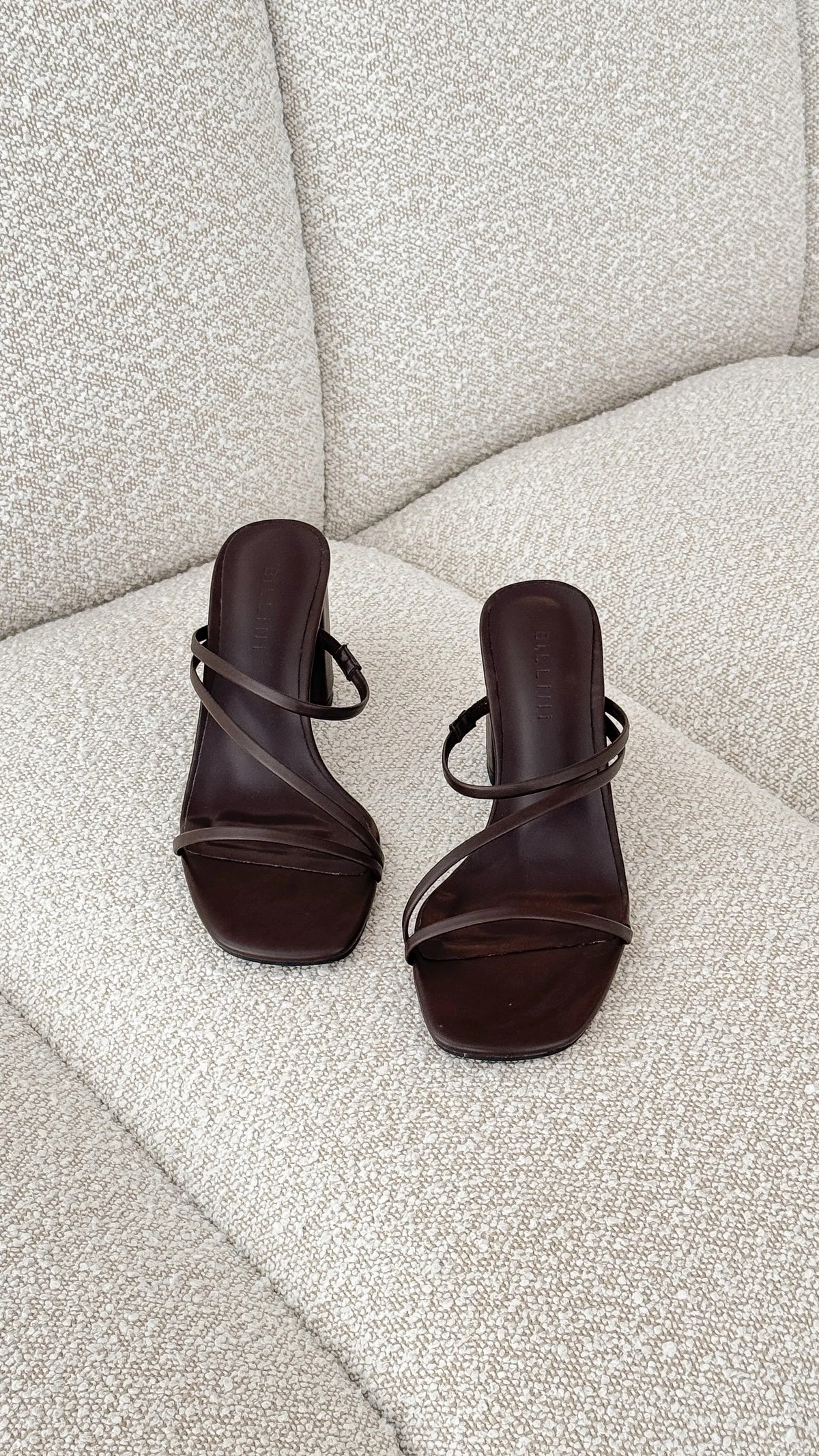 Yazmin Heel - Chocolate