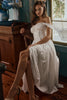 white voile + broderie anglais maxi dress