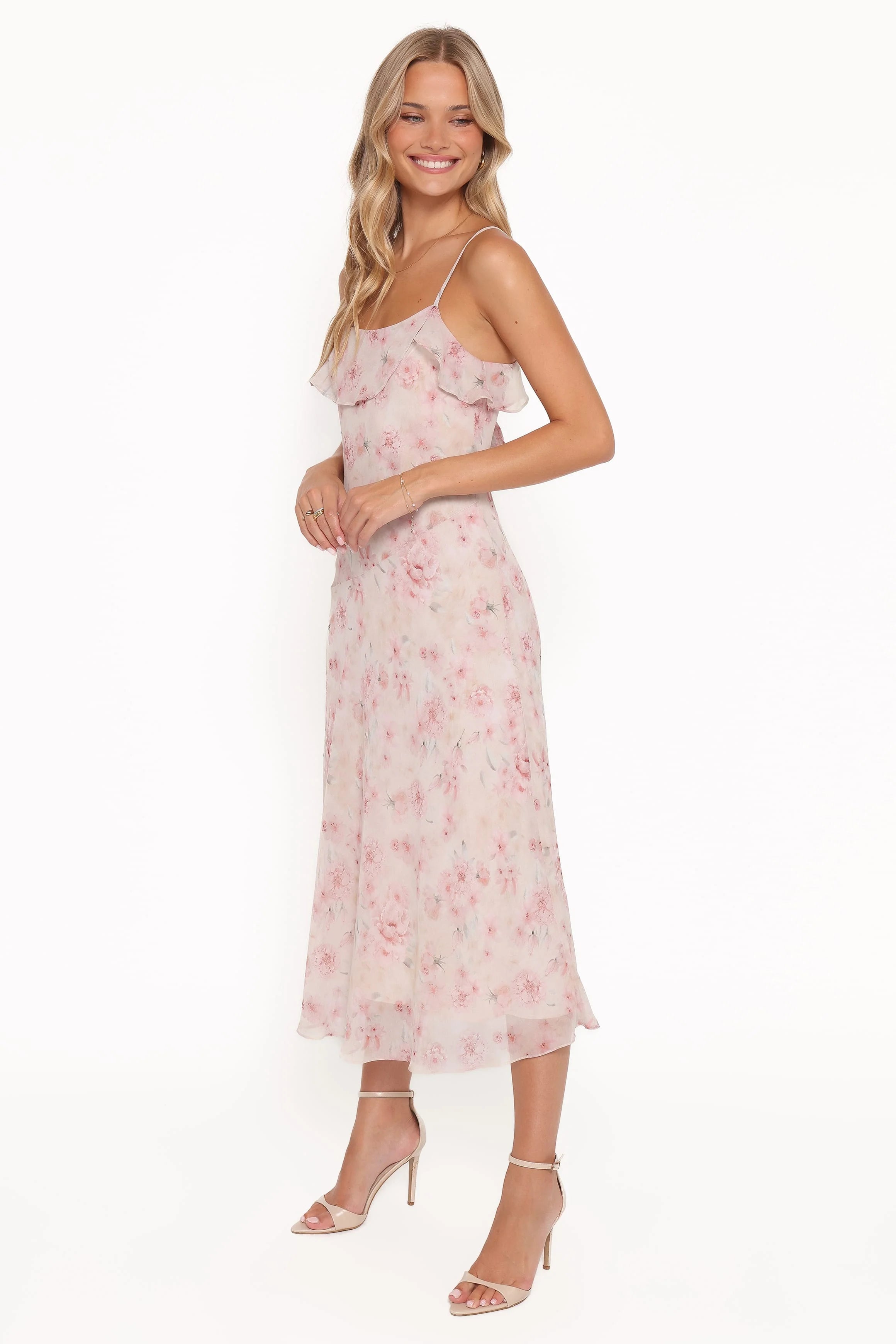 Lizbeth Maxi Dress - Pink Mauve Floral