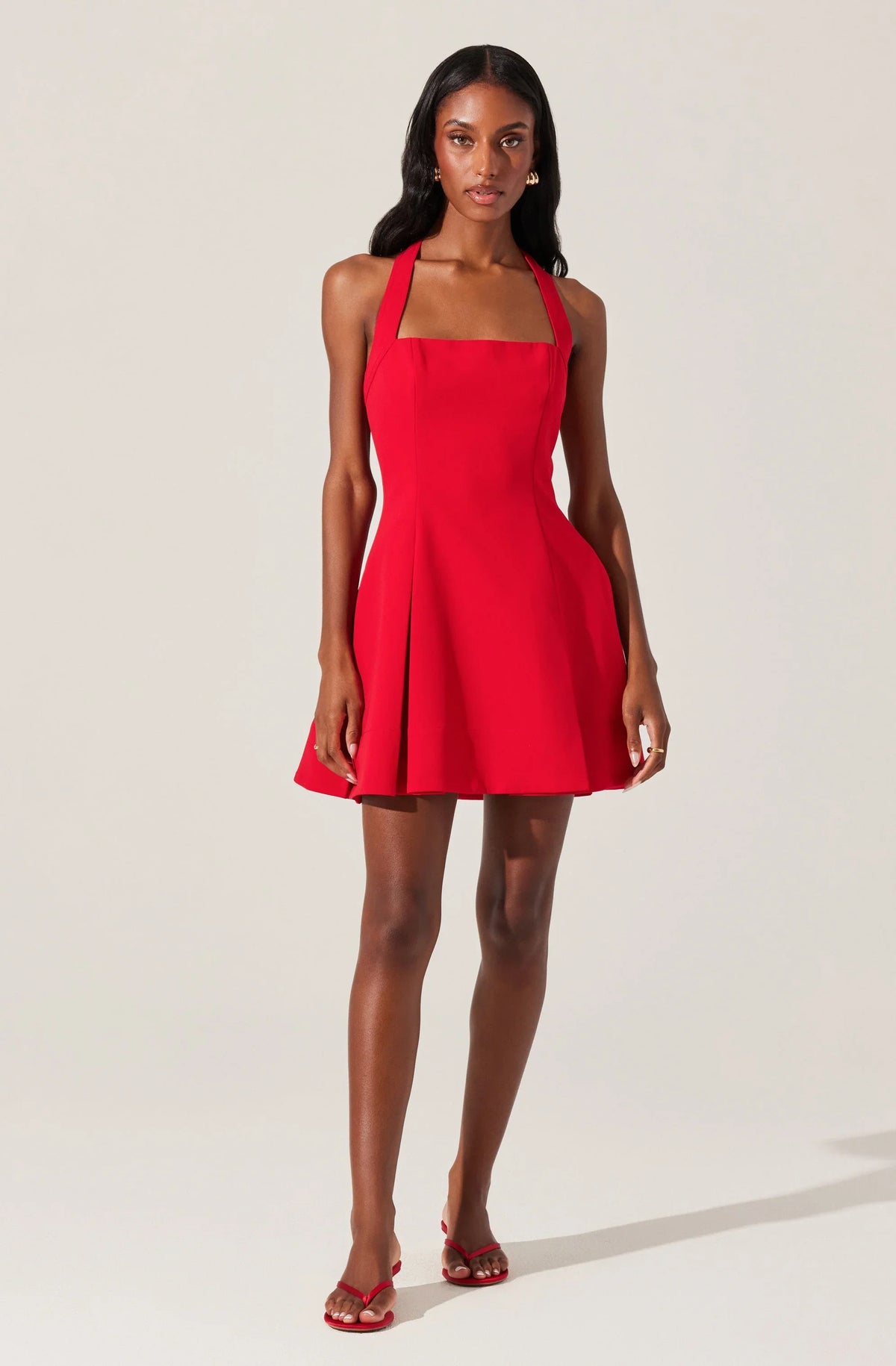 ASTR The Label Lilibeth Halter Neck Mini