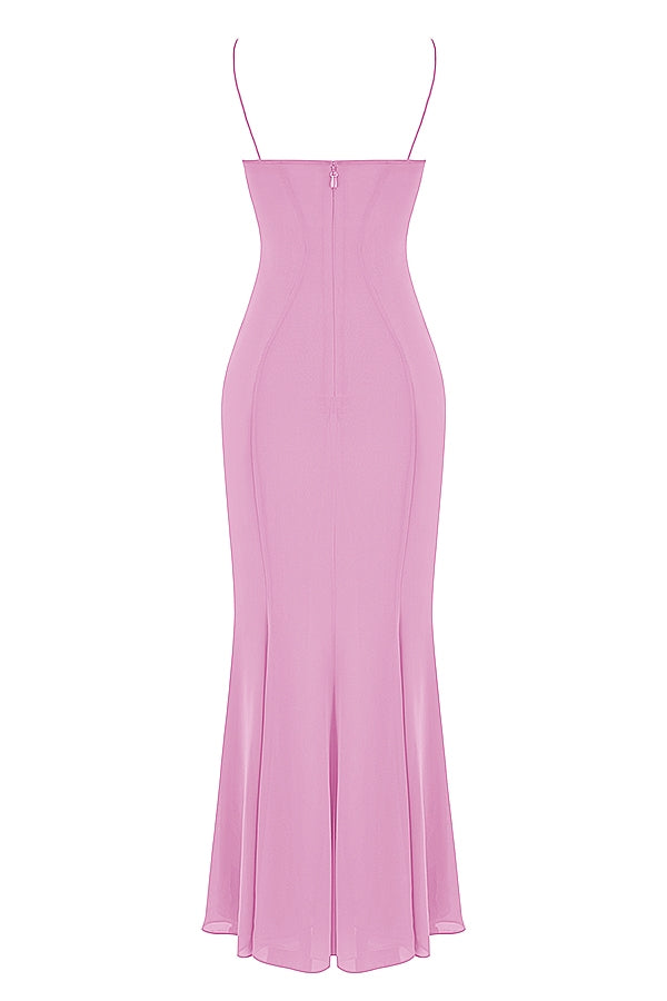 Loren-Pink Maxi Dress