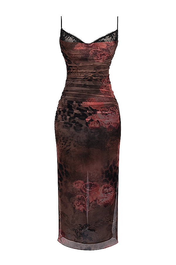 Nalini-Printed Maxi Dress