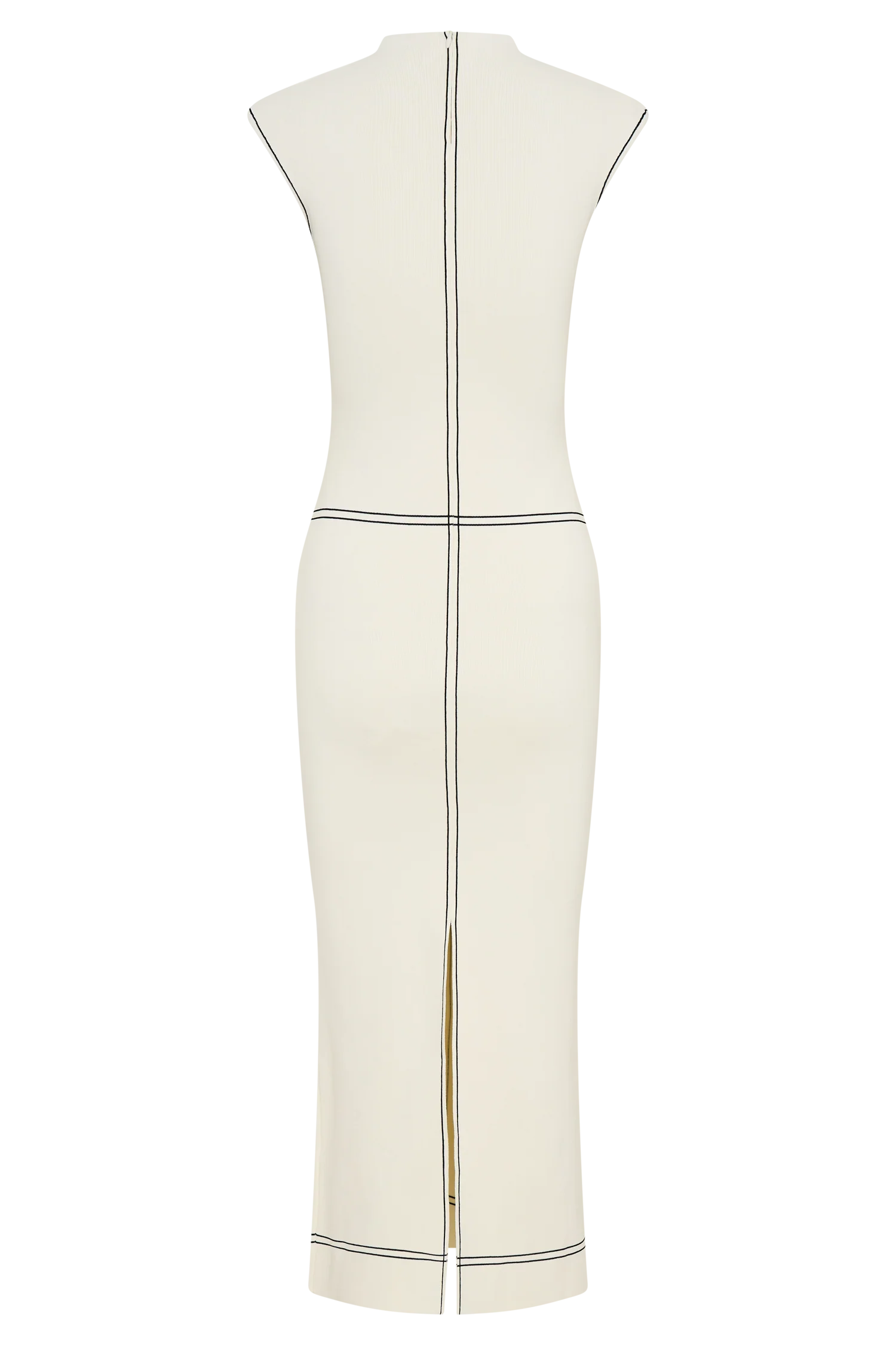 Malone Bandage Knit Midi Dress - Ivory