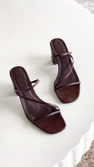 Yazmin Heel - Chocolate