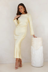 Classy Vibe Maxi Dress Yellow