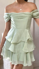 Lanelle Mini Dress - Sage