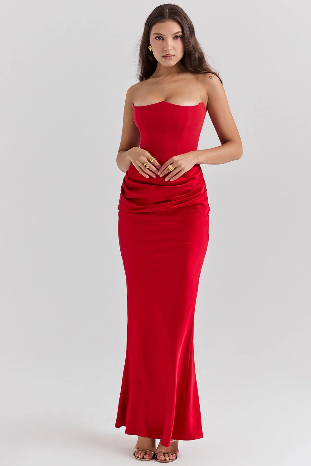 HAVEN MAXI DRESS - RUBY