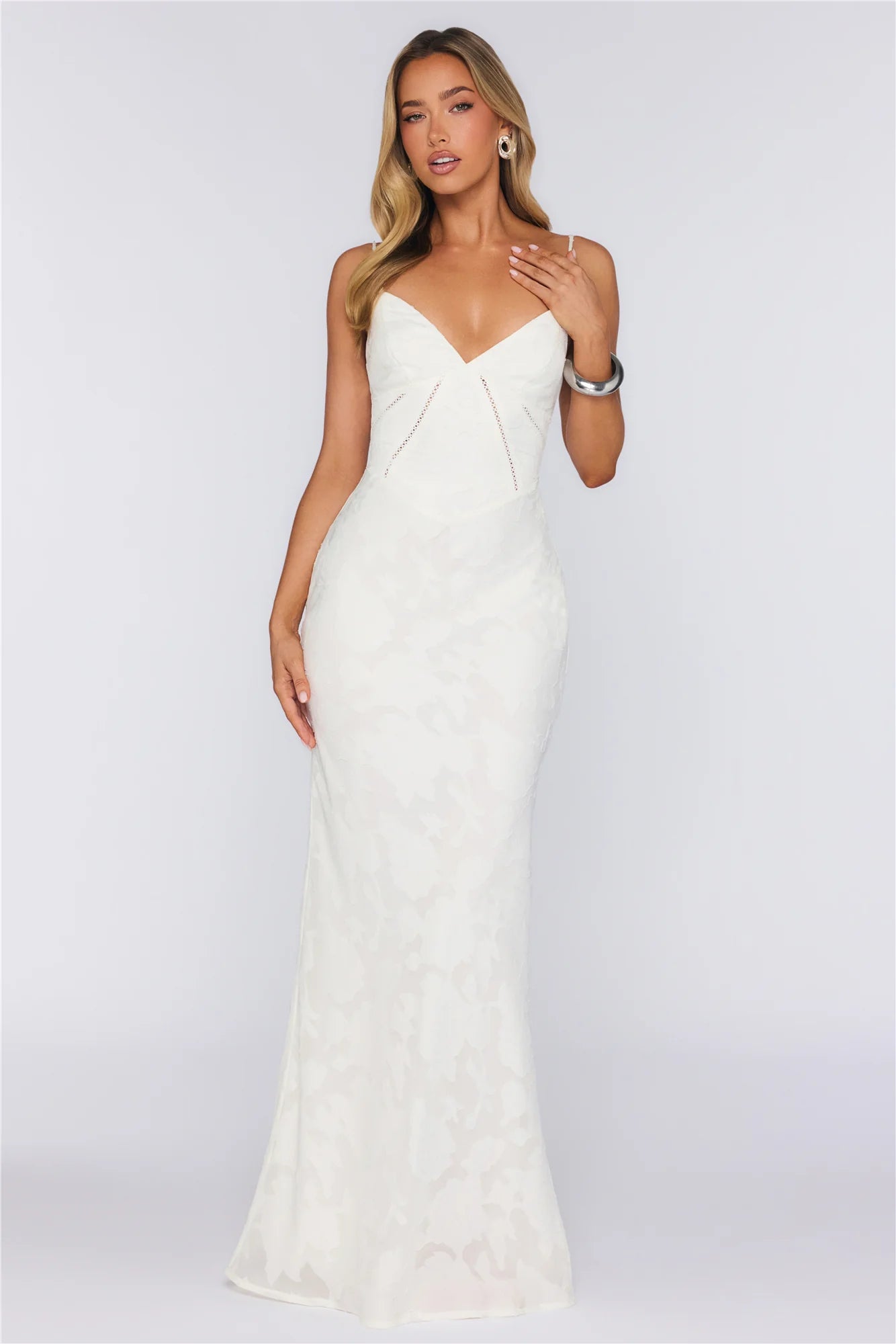 Sunset Current Maxi Dress Cream