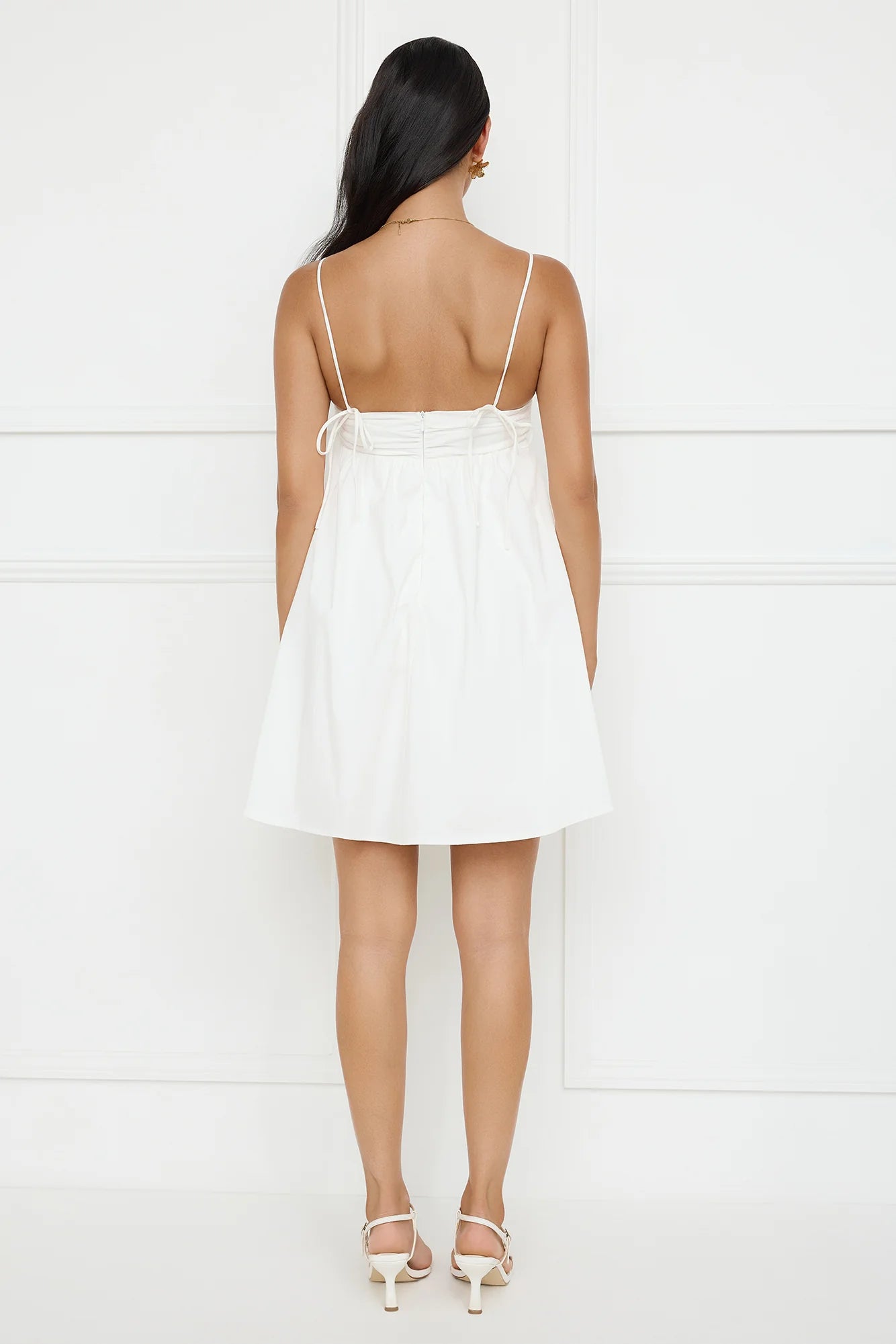 Sands Of Paradise Mini Dress White