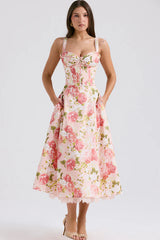 Rosalee Print Cotton Sundress