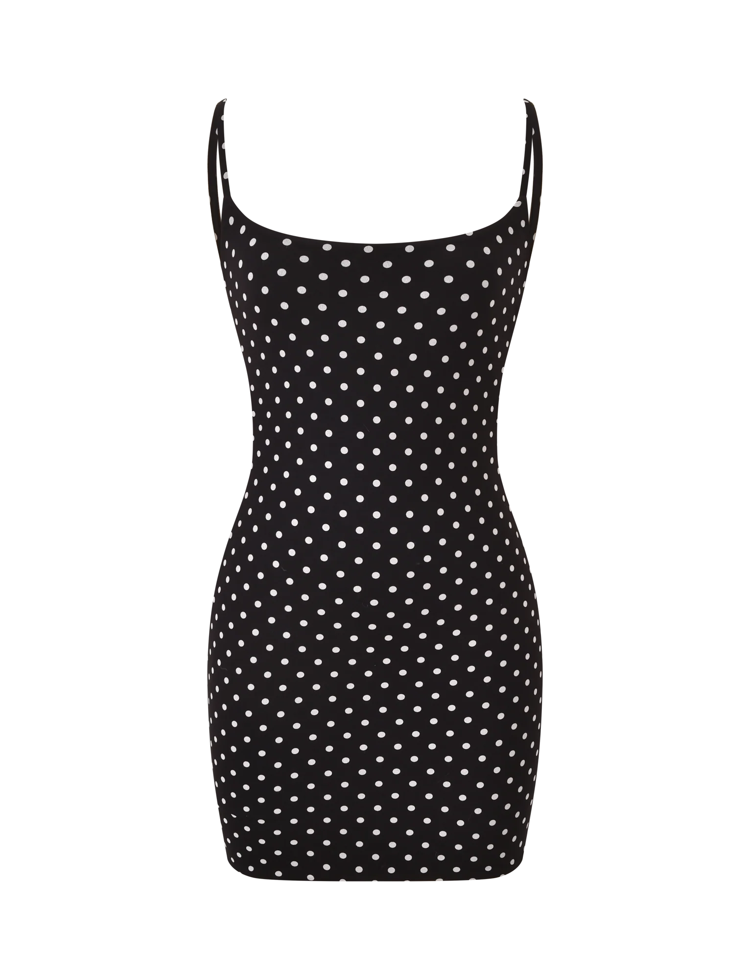 MINERVA MINI DRESS 2.0 - BLACK POLKA DOT