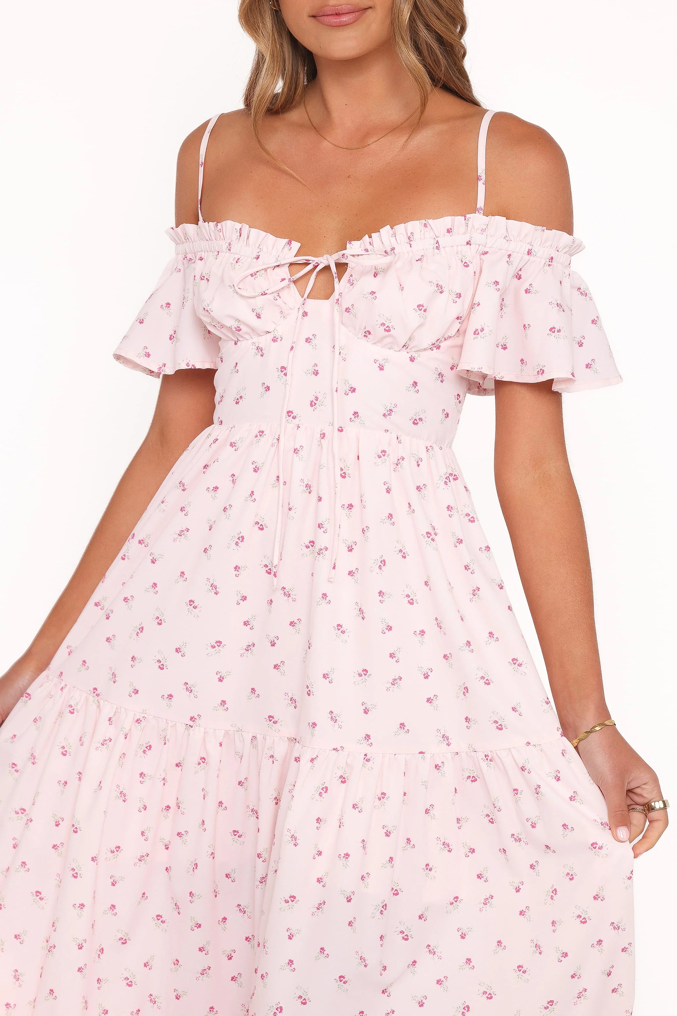 Lachay Maxi Dress - Pink Floral