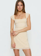 Lanchester Mini Dress Butter Yellow