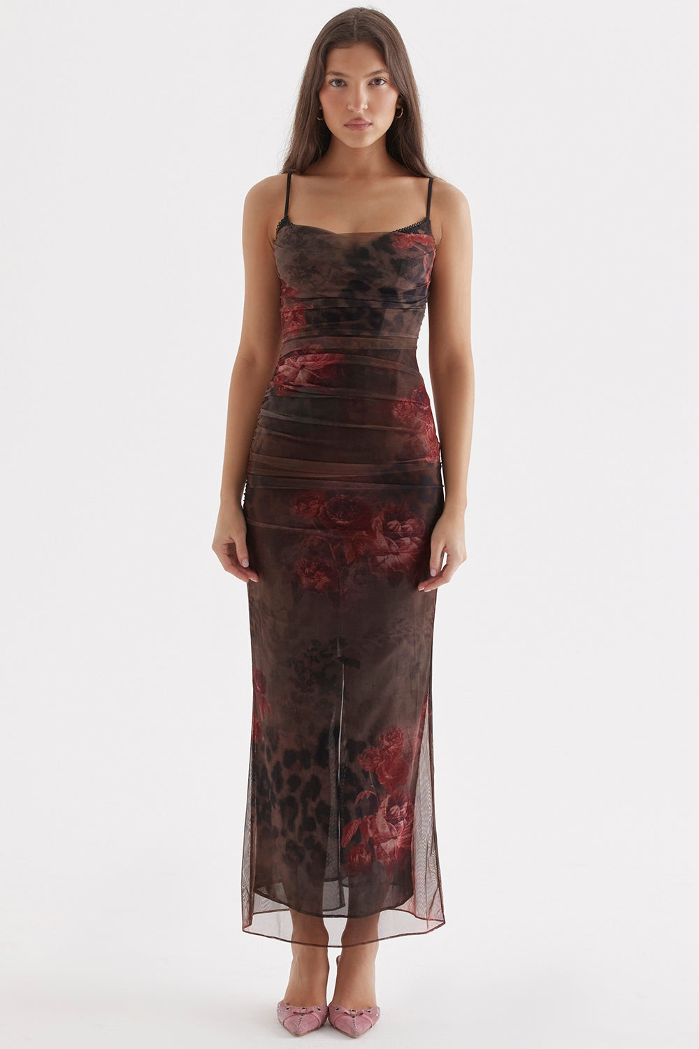 Nalini-Printed Maxi Dress