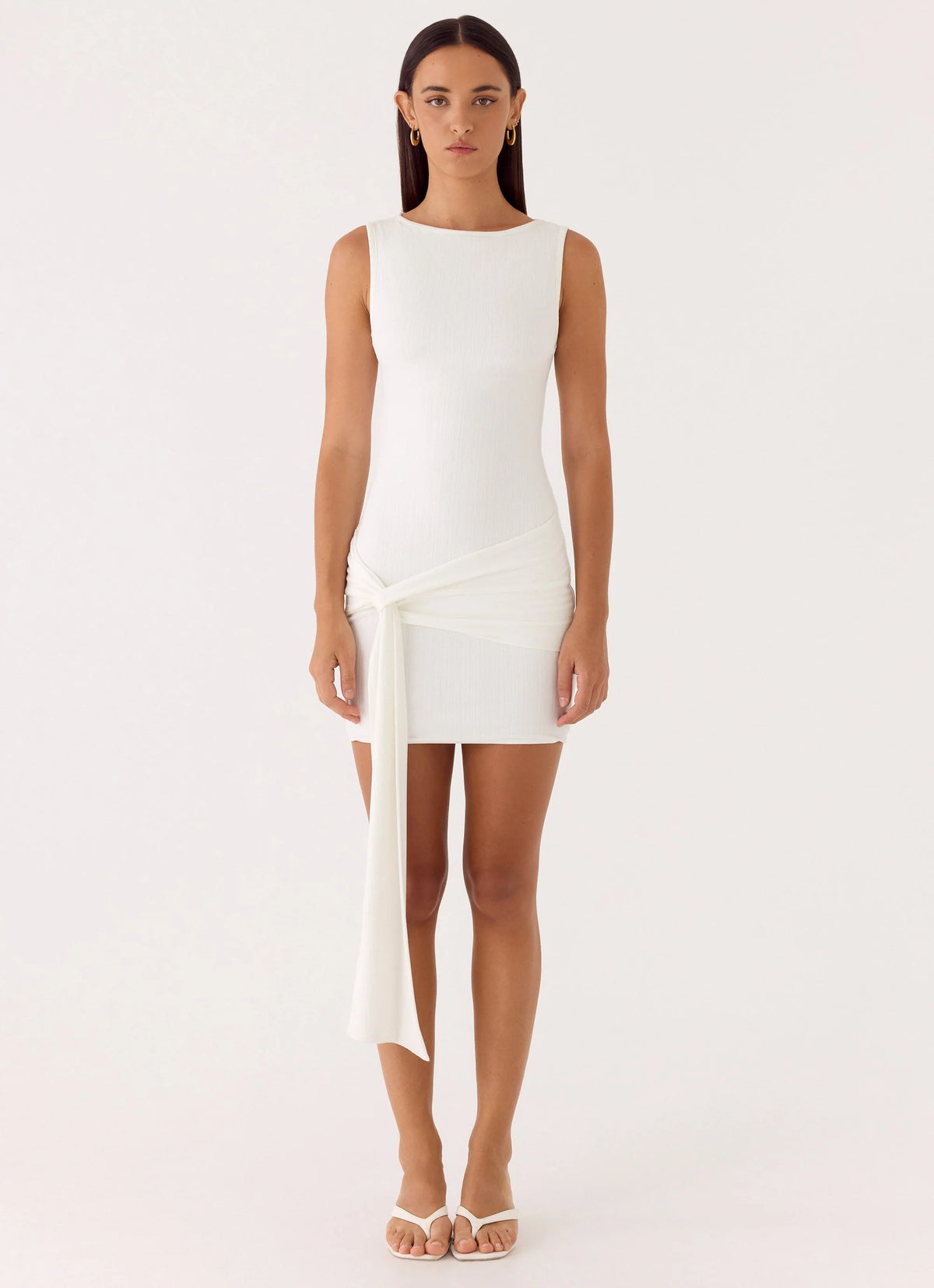 Everly Mini Dress - White