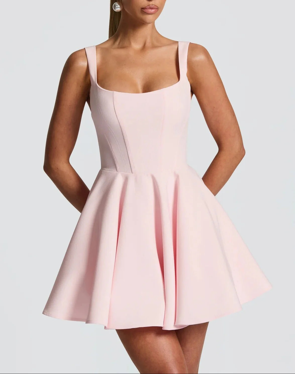 Party Dresses Cocktail Short/Mini Spaghetti Straps Sleeveless With Detachable Bow Homecoming
