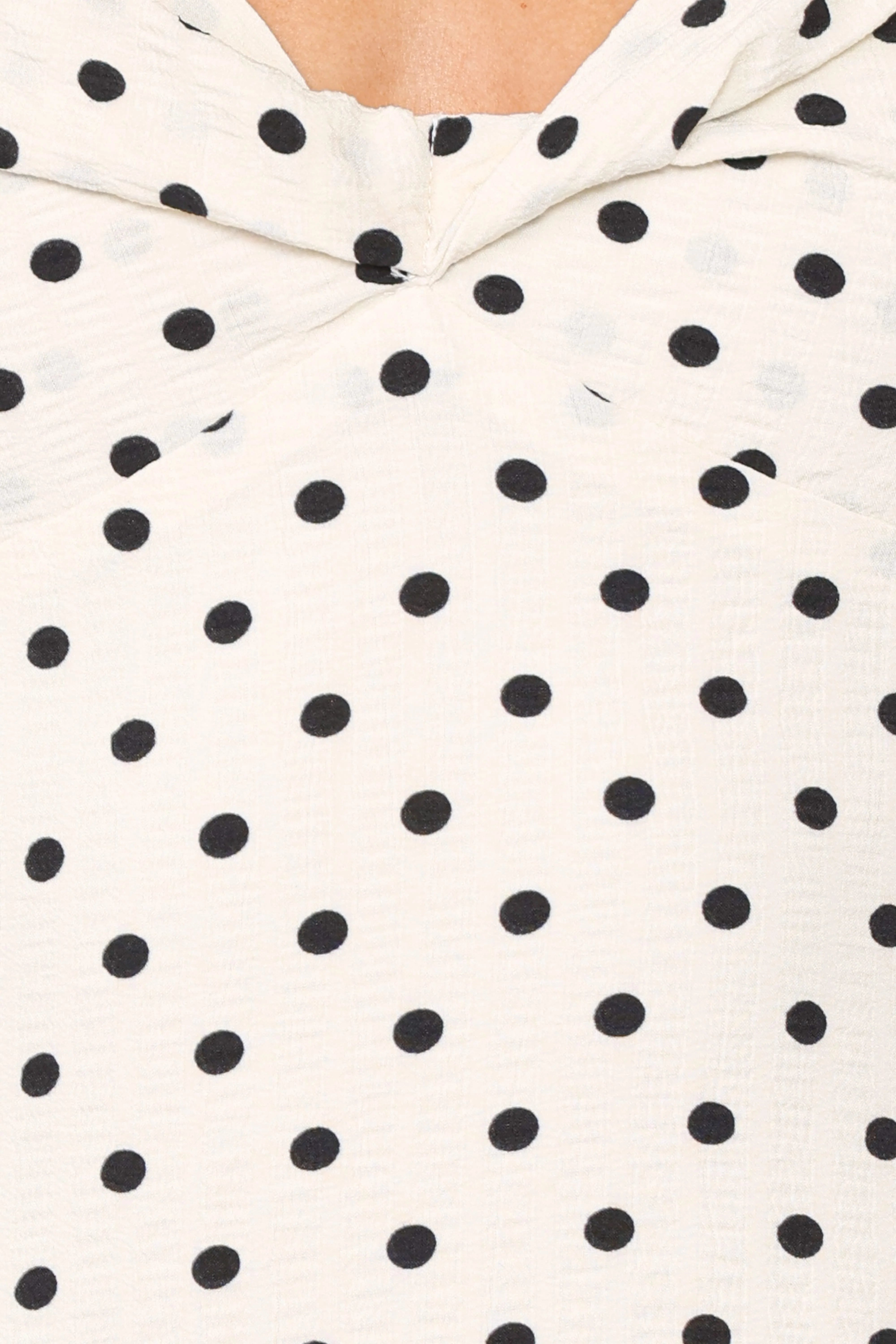 Sophina Midi Dress - Black Polka Dot