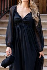 Dione Midi Dress | Black