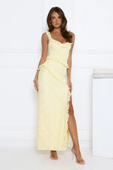 Golden Dusk Lace Maxi Dress Butter