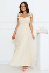 Dusk Pop Maxi Dress Yellow