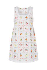 Juillet x Lilly Sisto': The Sunday Babydoll Mini Dress Fruit (Fruit- Small)