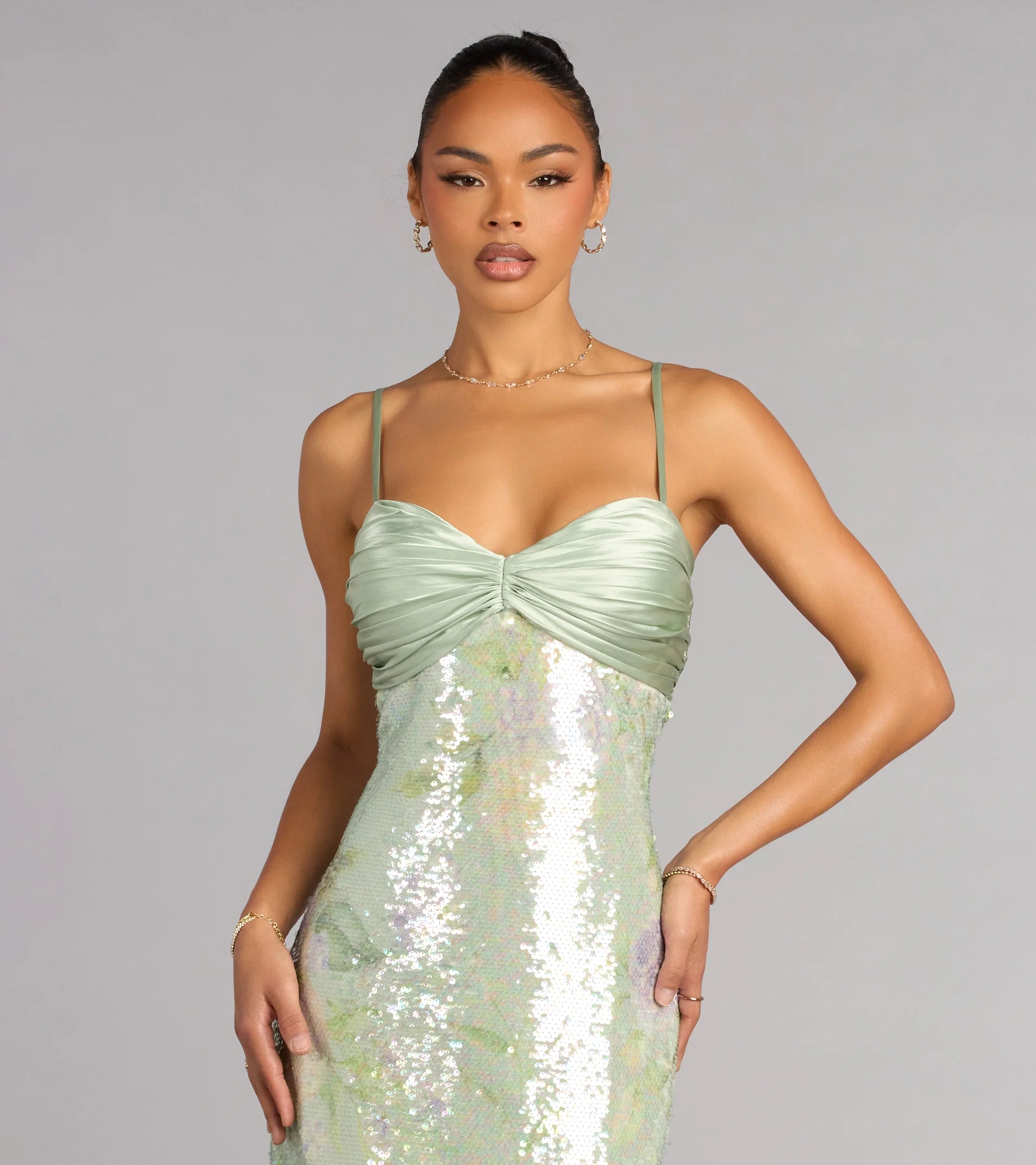 Murielle Sequin Mermaid Formal Dress