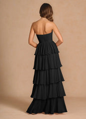 Maxi Dresses for Women Off Shoulder Smocked Tiered Ruffle Long Flowy Wedding Guest Dress