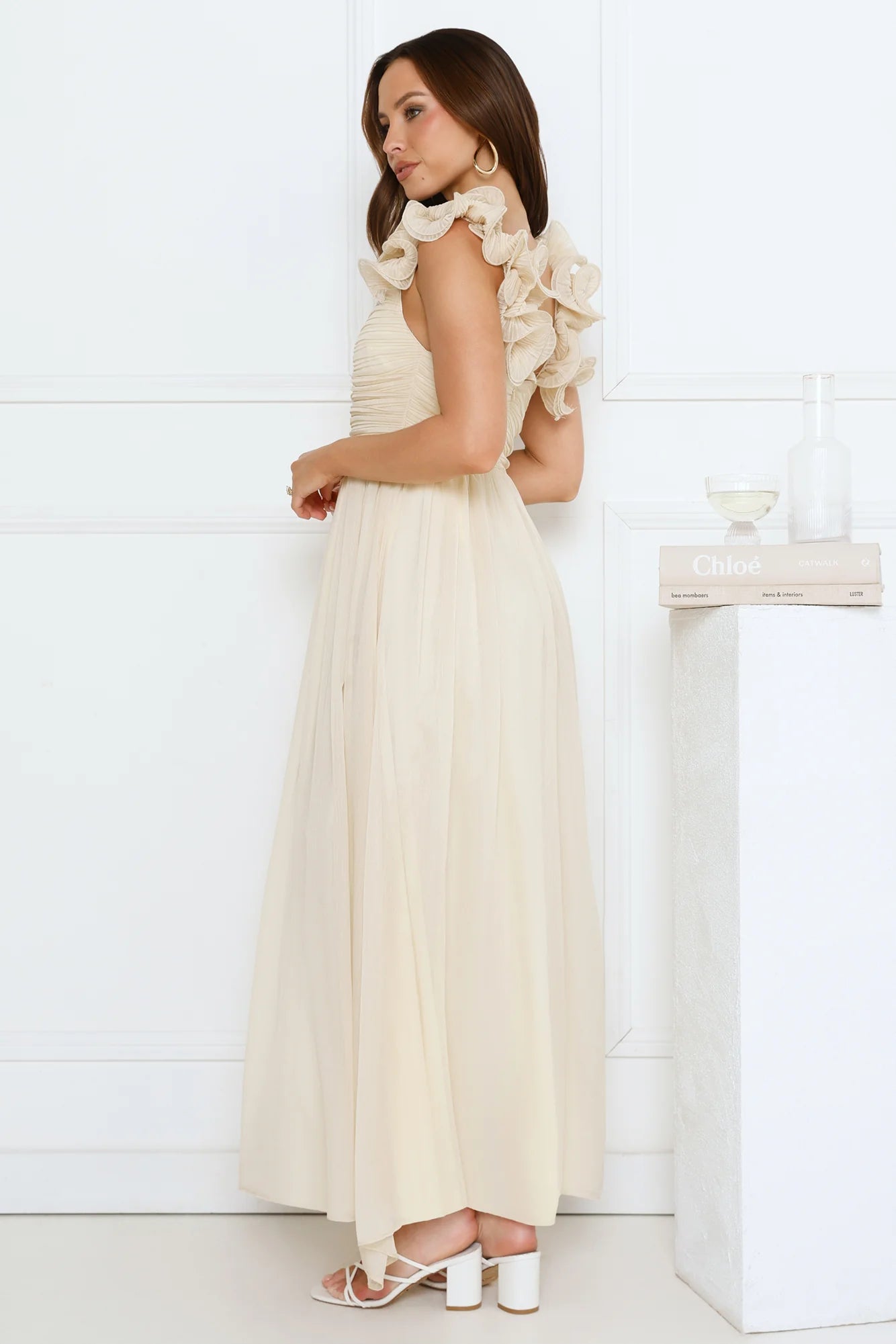 Dusk Pop Maxi Dress Yellow