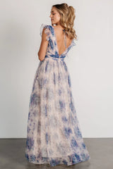 Dimitra Maxi Dress | Natural + Slate Floral