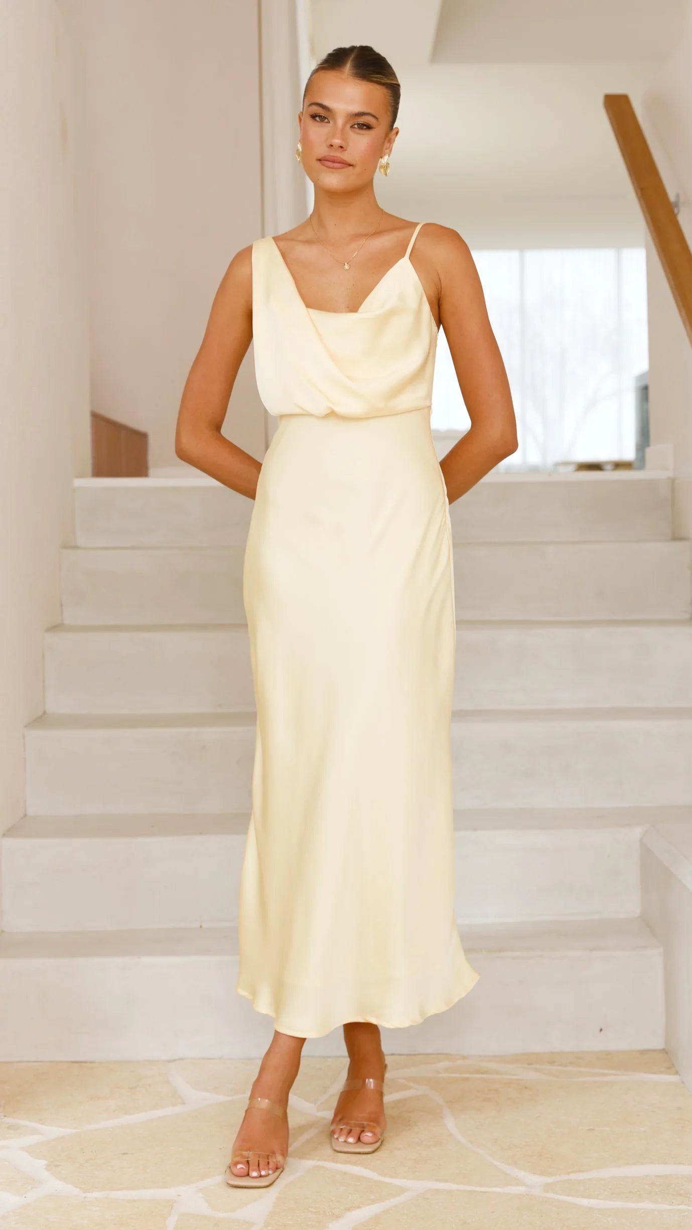 Audrey Maxi Dress - Lemon