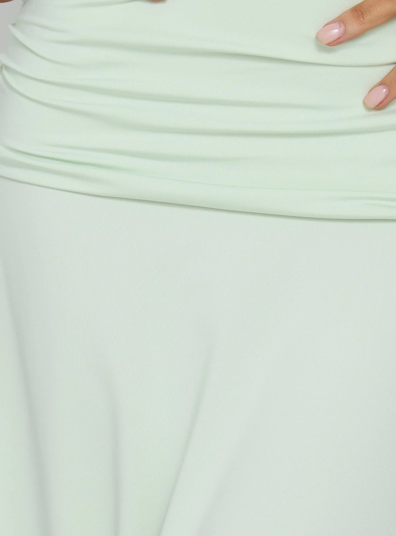 Gwenneth One Shoulder Maxi Dress Jelly Mint