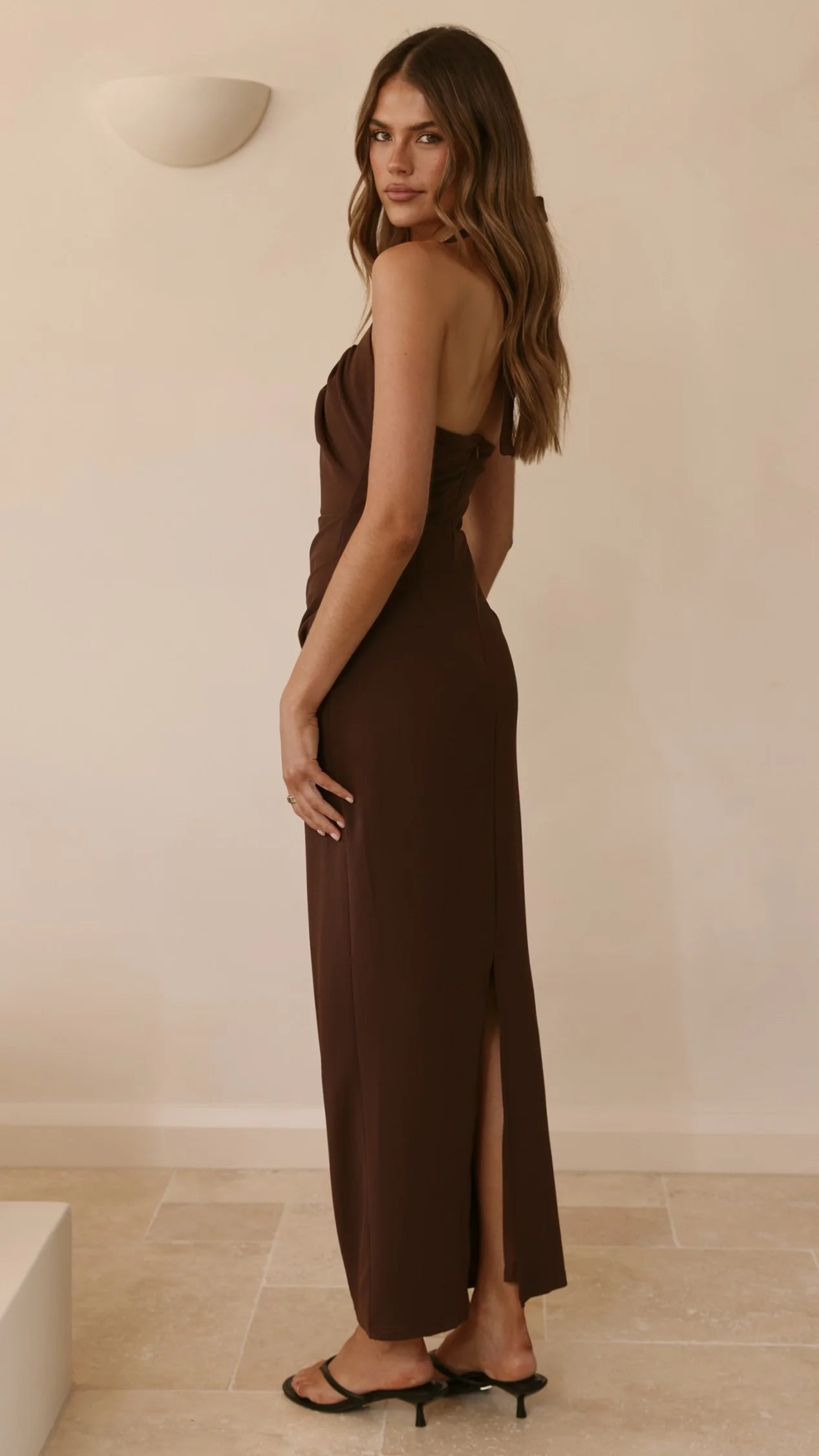 Dita Maxi Dress - Chocolate