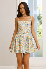 Pretty In Posies Mini Dress Print