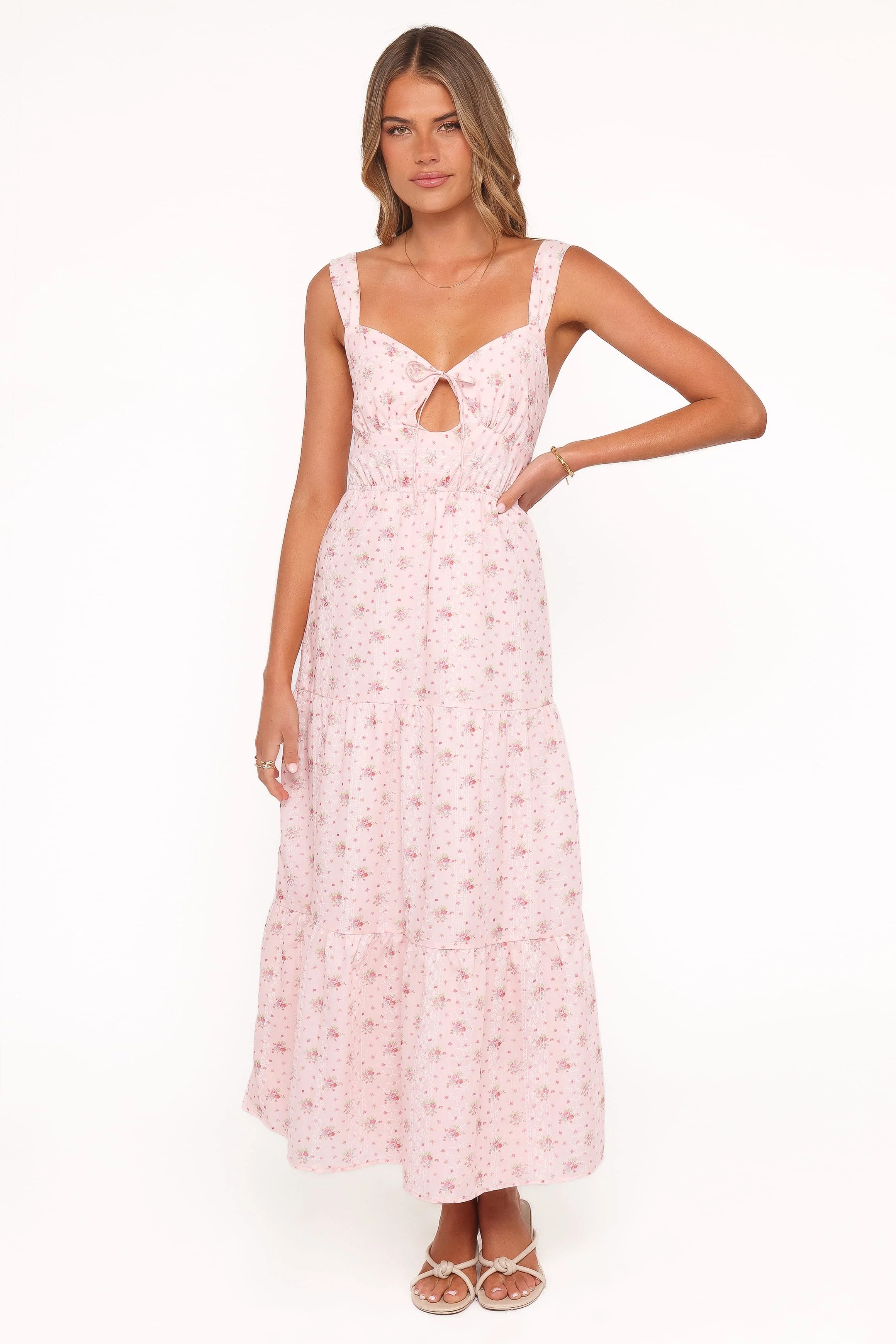 Kendra Maxi Dress - Pink Floral