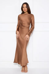 Classy Vibe Maxi Dress Brown