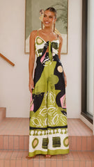 Teresa Jumpsuit - Green/Pink