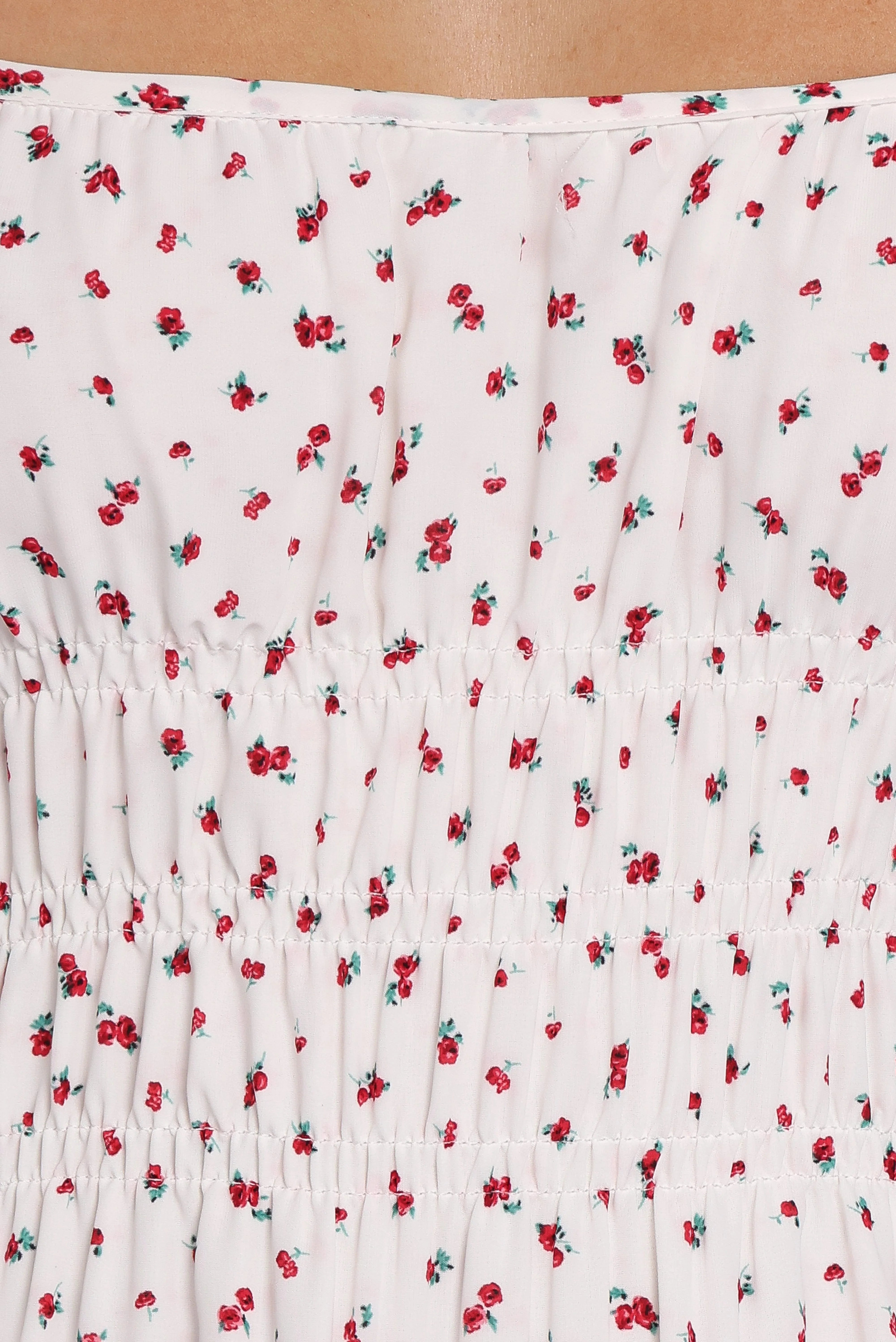 Brittany Maxi Dress - Red Floral