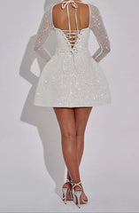 Gabriela Mini Dress - Ivory